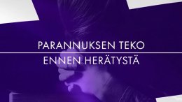 Parannuksen teko ennen herätystä