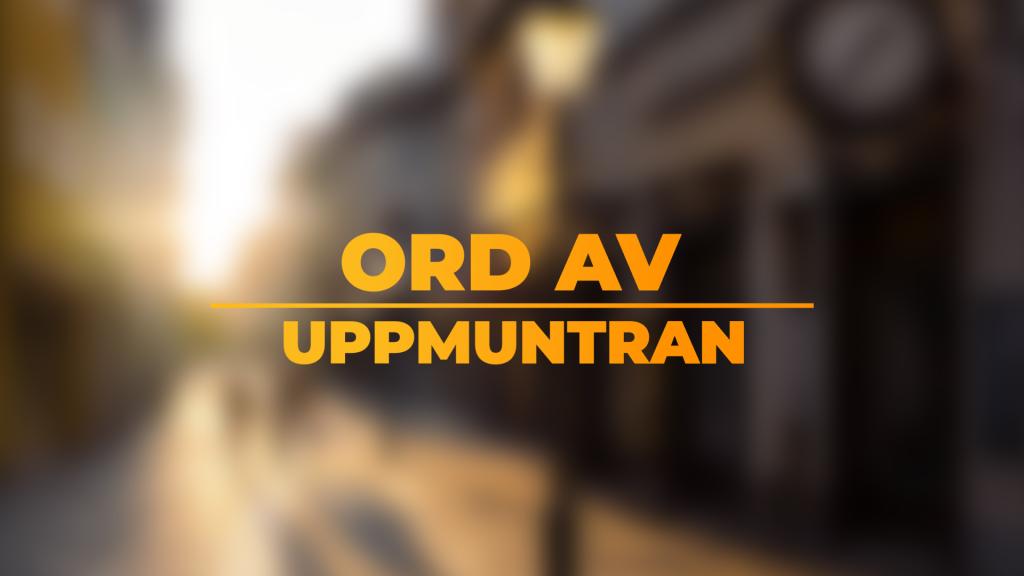 Ord av uppmuntran